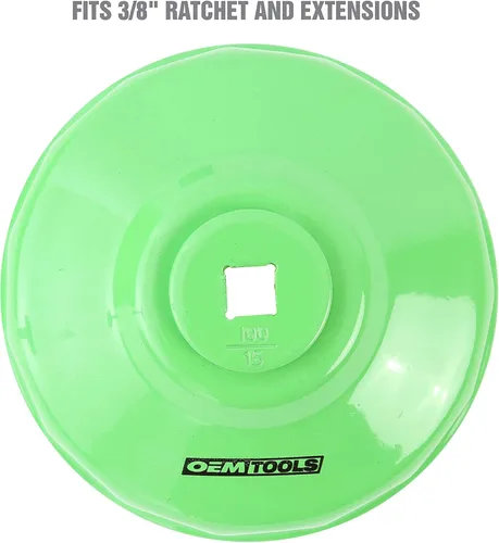 Vista 8 de OEMTOOLS 87151 Juego de llaves para filtro de aceite de 10 piezas, juego de extracción de filtro de aceite para trinquete de 3/8 pulgadas para una