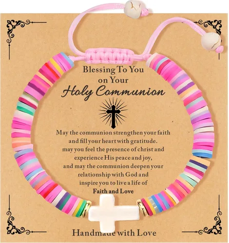 Vista 94 de Regalos navideños para niños, niñas adolescentes, mujeres, linda pulsera de cruz para niñas, regalos de Navidad cristianos para mujeres, ideas