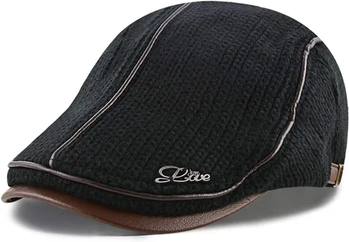 Vista 12 de M MOACC - Gorra de hombre de algodón ajustable con hebilla, boina, sombrero de periodista, gorro Cabbie Gatsby, gorras de conducción, gorras planas