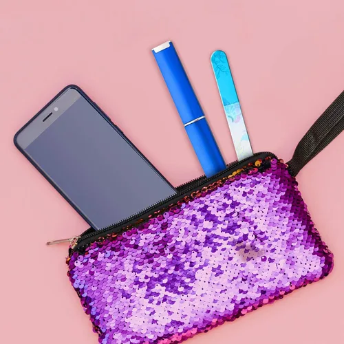 Vista 7 de Mudder Paquete de 5 limas de uñas de cristal con estuche para mujer, lima de uñas de cristal de doble cara para uñas naturales, cuidado de manicura