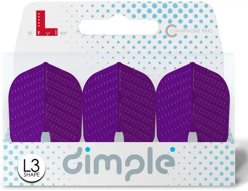 Vista 10 de L-style L3 Shape (Small Standard) Dart Flights - PRO Dimple