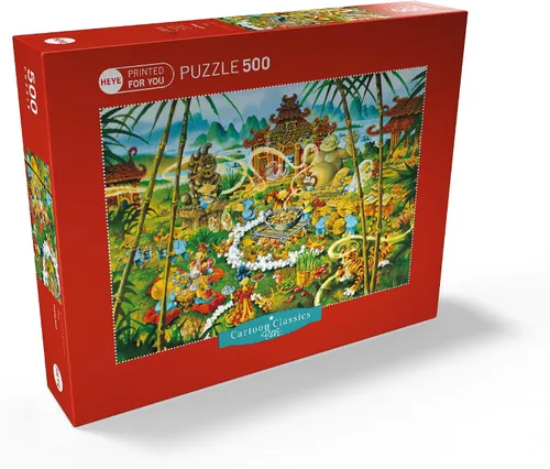 Vista 2 de MyPuzzle Pekín Duck - Michael Ryba - Cartoon Classics - Rompecabezas prémium de 500 piezas para adultos