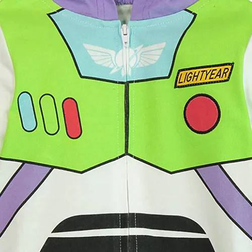 Vista 9 de Disney Pixar Toy Story Buzz Lightyear - Mameluco con cremallera para bebé