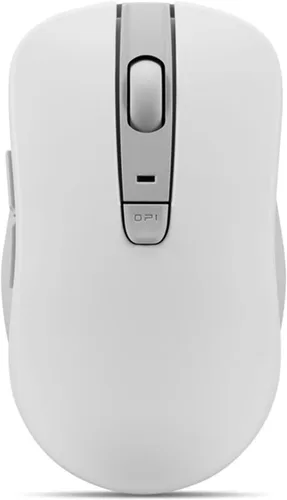 Vista 10 de Lenovo Ratón recargable USB-C silencioso (WL500) - Botones silenciosos, recargable USB-C, agarre ambidiestro, DPI ajustable - Receptor
