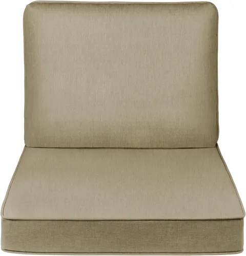 Vista 33 de Quality Outdoor Living - Cojín profundo para asiento y respaldo, 23 x 26 pulgadas, menta