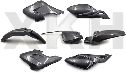 Vista 9 de XKH - 7 kits de cubierta de carenado de plástico compatibles con Baja Dirt Runner 125 estilo de fibra de carbono [B07M6TZ6Y4]