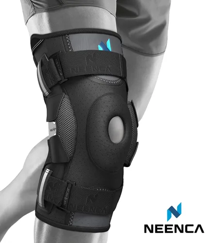 Vista 7 de NEENCA Rodillera profesional para dolor de rodilla, soporte de rodilla articulado. HX034-US-XXL-test1