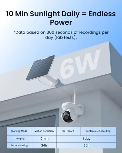 Vista 5 de REOLINK Altas PT Ultra - Cámaras de seguridad solares inalámbricas 4K para exteriores, 500 días de duración de la batería, visión nocturna ColorX