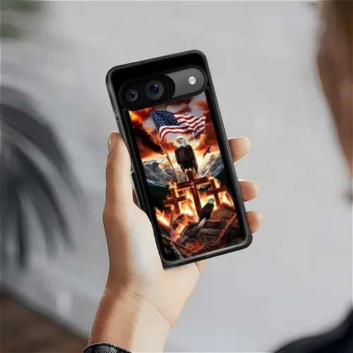 Vista 1263 de Compatible con Google Pixel 4A 5G Mobile Case Creative Acrylic Panel trasero Silicona Protección Grip especialmente diseñado para Google Pixel 4A 5G