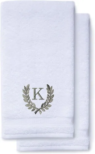 Vista 27 de Toallas de mano decorativas y con monograma para baño, cocina, maquillaje Regalo personalizado para boda-nupcial Toalla turca de lujo