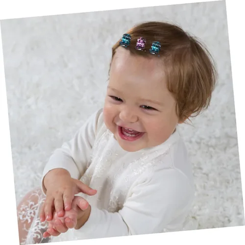 Vista 7 de 72 piezas de mini agarre de plástico para cola de caballo accesorios para el cabello de boda para mujeres, pinzas para el pelo de boda, pinza