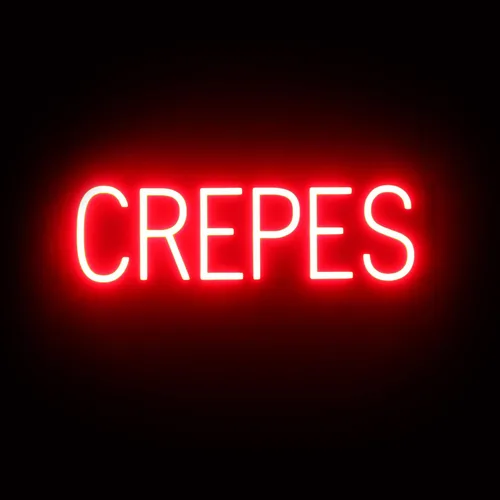 Vista 44 de SpellBrite Señal de PHO para restaurantes Señalización LED azul para restaurantes con LED de neón para empresas 13.2 x 6.3 pulgadas