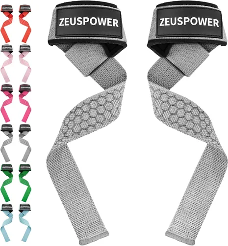 Vista 8 de Lifting Straps Wrist Straps for Weightlifting Gym Straps Weight Lifting Deadlift Workout Women Men Dumbbell Straps for Hand RDL Strap Exercise