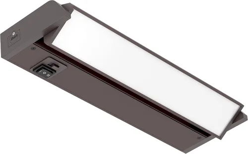 Vista 10 de GetInLight luz LED para parte inferior de gabinete, giratoria, de 3 niveles de color, para atenuador, con cables y enchufe, blanco cálido de 2,700