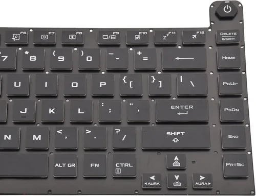 Vista 6 de Teclado de repuesto compatible con Asus G512 G531GD G531GT G531GU G531GV G531GW G532 GL531 G15 6037B0203201 (la luz de fondo es de ocho puntadas)
