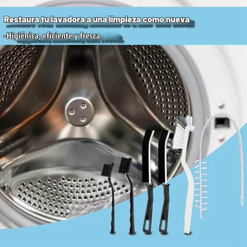 Vista 9 de Cepillo de limpieza para lavadora, kit de limpiador de ventilación