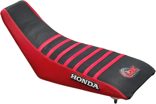 Vista 6 de Funda de asiento compatible con Honda 1999-2007 TRX400EX TRX 400EX TRX 400 EX Quad (rojo/negro)