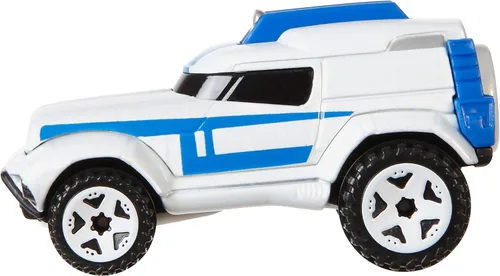 Vista 5 de Hot Wheels Coche de personajes de Star Wars, soldado clon 501