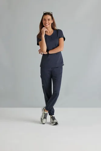 Vista 7 de BARCO Grey's Anatomy Spandex Stretch Direct - Camiseta médica con cuello en V para mujer