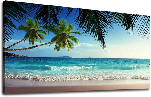 Vista 9 de Lienzo decorativo para pared, diseño de lago de montaña, ilustraciones de naturaleza grande, lago Moraine alimentado glacialmente, parque nacional