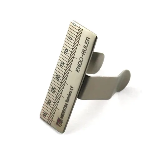 Vista 3 de Regla dental del dedo Endo Gauge Span Medición Escala Anillo Instrumento endodóntico