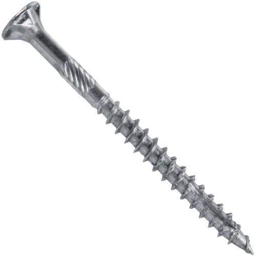 Vista 211 de 8 x 1 revestimiento exterior recubierto de bronce, tornillo de madera multiusos compatible con ACQ, cabeza plana Torx/Star Drive de 1 libra, 288