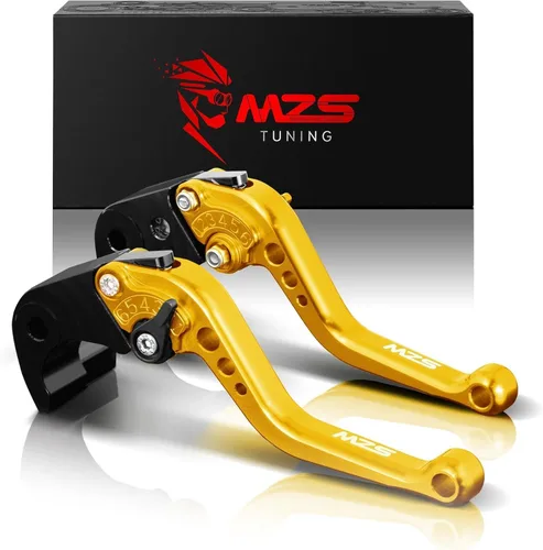 Vista 15 de MZS - Palancas de embrague/freno cortas ajustables para motocicleta, color negro, CNC, compatibles con Z900 17-24 / Z650 Z650RS EX650 ER6F 17-25