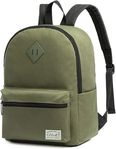 Vista 2 de CAIWEI Mochila infantil de camuflaje del ejército de EE. UU, Verde militar, Básicos clásicos
