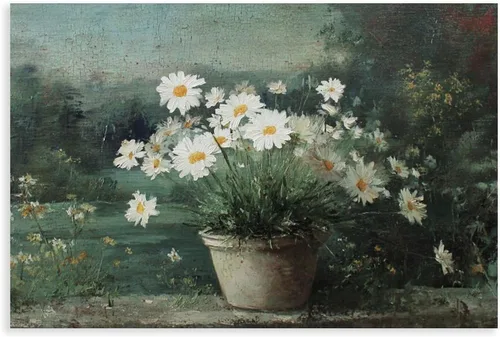 Vista 24 de JDBeehpy 1pcs Frame Flower Bicycle Oil Painting Creative Wall Art American Creative Modern Poster Bathroom Gallery Apartment Home Decoration