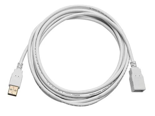 Vista 5 de Monoprice Cable de extensión USB 2.0 A macho a hembra de 3 pies 28/24 AWG (chapado en oro) (105432), color negro