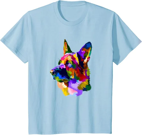 Vista 13 de Camiseta para dueño de perro de pastor alemán, Negro