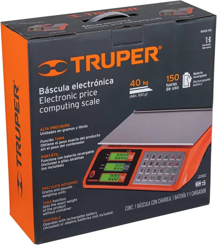 Vista 6 de Balanza electrónica de 88.2 lbs de capacidad multifunción