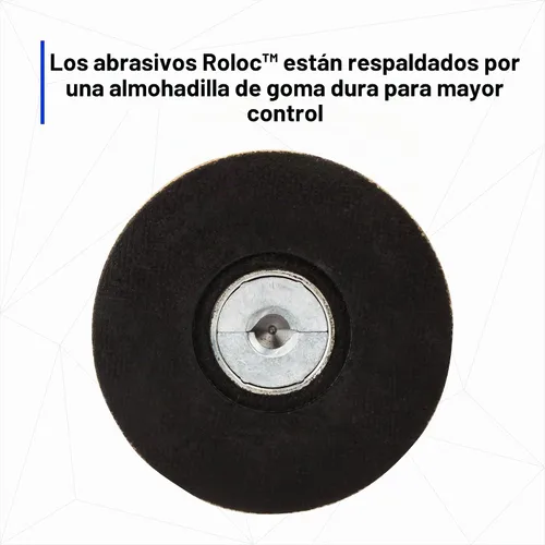 Vista 5 de 3M Roloc - Conjunto de almohadilla de disco 05540, 3 pulgadas, cambio rápido, almohadilla de respaldo duradera