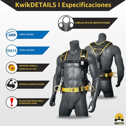 Vista 4 de KwikSafety - Charlotte, NC - BEAVER TAIL Safety Belt for Positioning Lineman Ironworker Cushioned Support