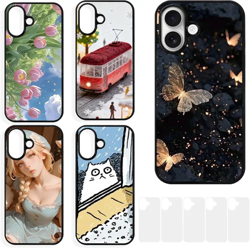 Vista 32 de 5 fundas para teléfono de sublimación para iPhone 11 de 6.1 pulgadas, fundas de teléfono imprimibles para teléfono personalizadas, fundas