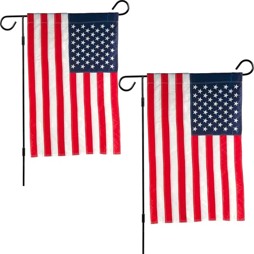 Vista 12 de Evergreen Enterprises EG11220 Bandera de los Estados Unidos de América para jardín.