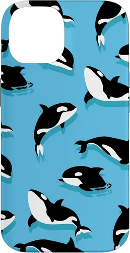 Vista 4 de Orca Swimming Whale Cool Miami Dolphin Beach Lover Gift Case for iPhone 17