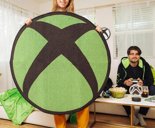 Vista 2 de Ukonic Xbox Logo - Alfombra de 39 pulgadas Tapete para interiores, alfombras decorativas para sala de estar y dormitorio