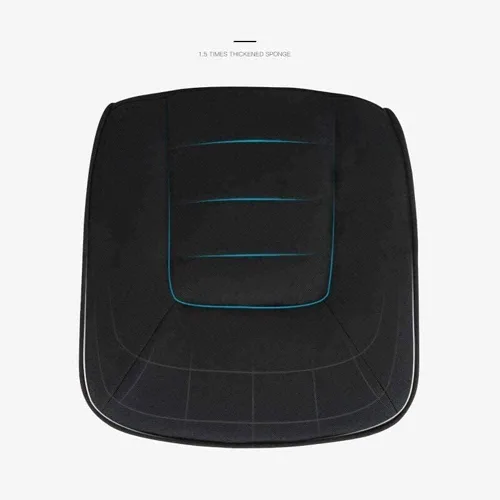Vista 4 de Silla de oficina de malla de tela, silla giratoria ejecutiva de escritorio para computadora con asiento grande y reposabrazos ajustables (D)