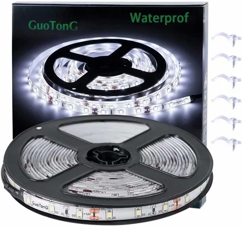Vista 13 de Unidades de tiras de luz LED a prueba de agua, SMD 2835 LEDs 12V, Tiras de luz de cinta LED de 12V