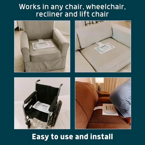 Vista 3 de Lunderg Almohadilla de Sensor Inalámbrico para Alarma de Silla - COMPLEMENTO / Repuesto - Localizador NO Incluido - Funciona con Alarmas de Cama