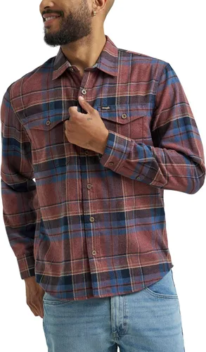 Vista 17 de Wrangler Camisa de manga larga para hombre Tomillo (Sarga)