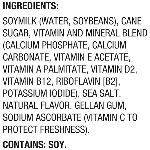 Vista 3 de Silk - Leche de soya, original, sin lácteos, vegana, sin OGM verificada por el «Proyecto Non-GMO», medio galón, 64 fl oz