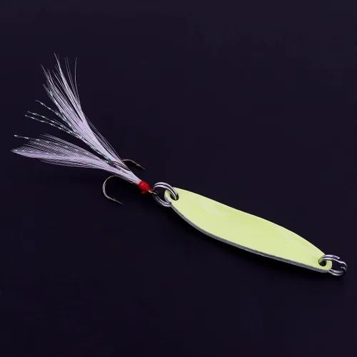 Vista 5 de Metal Jigs & Glow Jigging Spoons - Cebos duros luminosos para señuelos giratorios