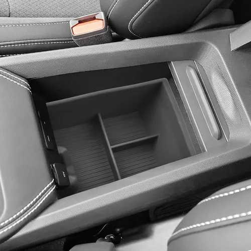 Vista 22 de SHAOHAO Bandeja organizadora de consola central Ford Bronco 2026 (4 puertas)