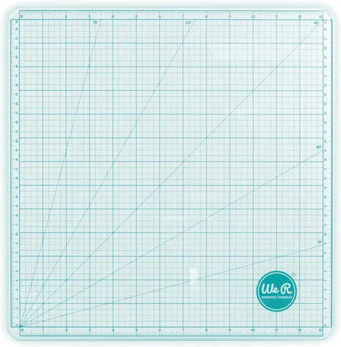 Vista 9 de We R Memory Keepers, Esterilla de corte de vidrio para manualidades magnética, resistente, perfecta para cortar, mezclar pintura, álbumes