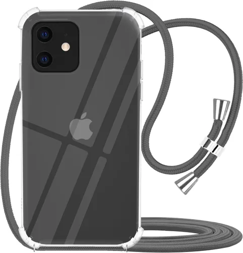 Vista 22 de Funda cruzada para iPhone SE 2/3, correa de cordón ajustable transparente para el cuello para mujer para iPhone 7/8, funda de teléfono TPU suave a