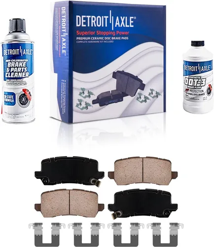 Vista 79 de Detroit Axle - Kit de freno delantero para Dodge Ram 1500 Durango Dakota Chrysler Aspen Dakota Driver Side Disco Freno Pinza de freno de cerámica