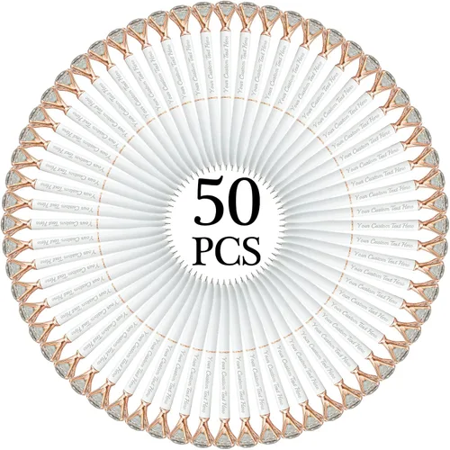 Vista 55 de Hasta 100 bolígrafos de diamante personalizados a granel con nombre, bolígrafo de impresión personalizada con logotipo de negocios grabado, mensaje