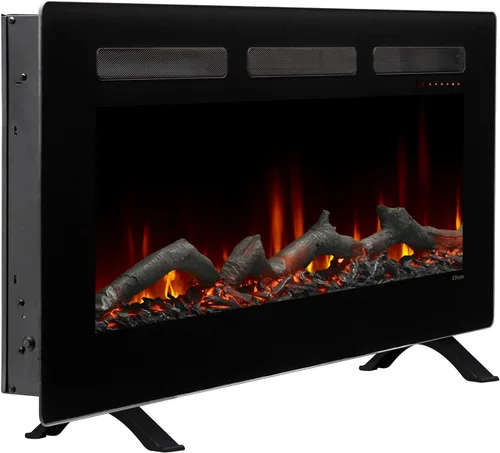 Vista 8 de Dimplex Sierra - Chimenea eléctrica lineal de 48 pulgadas, color negro, 1400 W